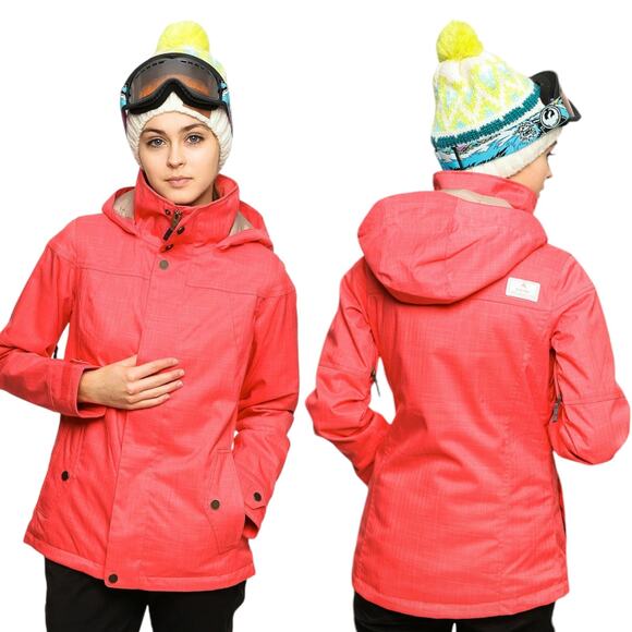 Burton Jet Set Snowboard Ski Snow Jacket Dryride Bright Orange Size XL - Picture 1 of 16